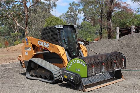 flip screen attachment skid steer|screen bucket for skid steer.